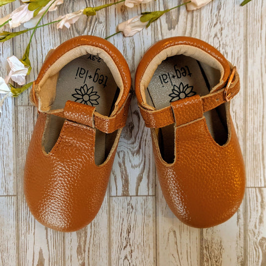 T-Strap Tobacco Brown