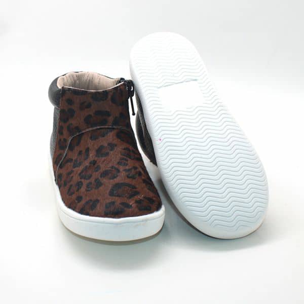 Unisex High Top Loafers Kone Brown
