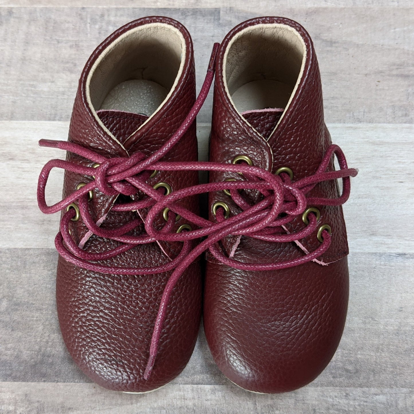UNISEX Oxford Boot Mahogany