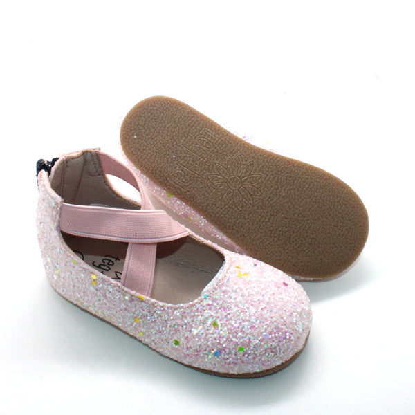 Ballet Flats Spark in the Dark Blushed Pink VEGAN