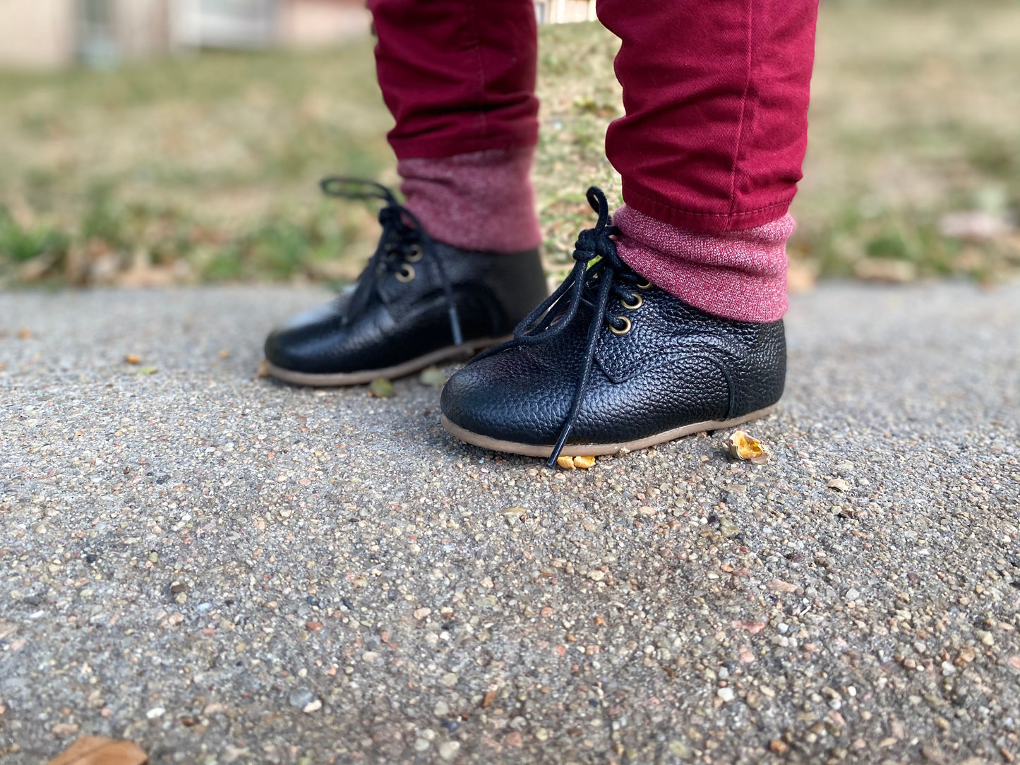 UNISEX Oxford Boot Ebony