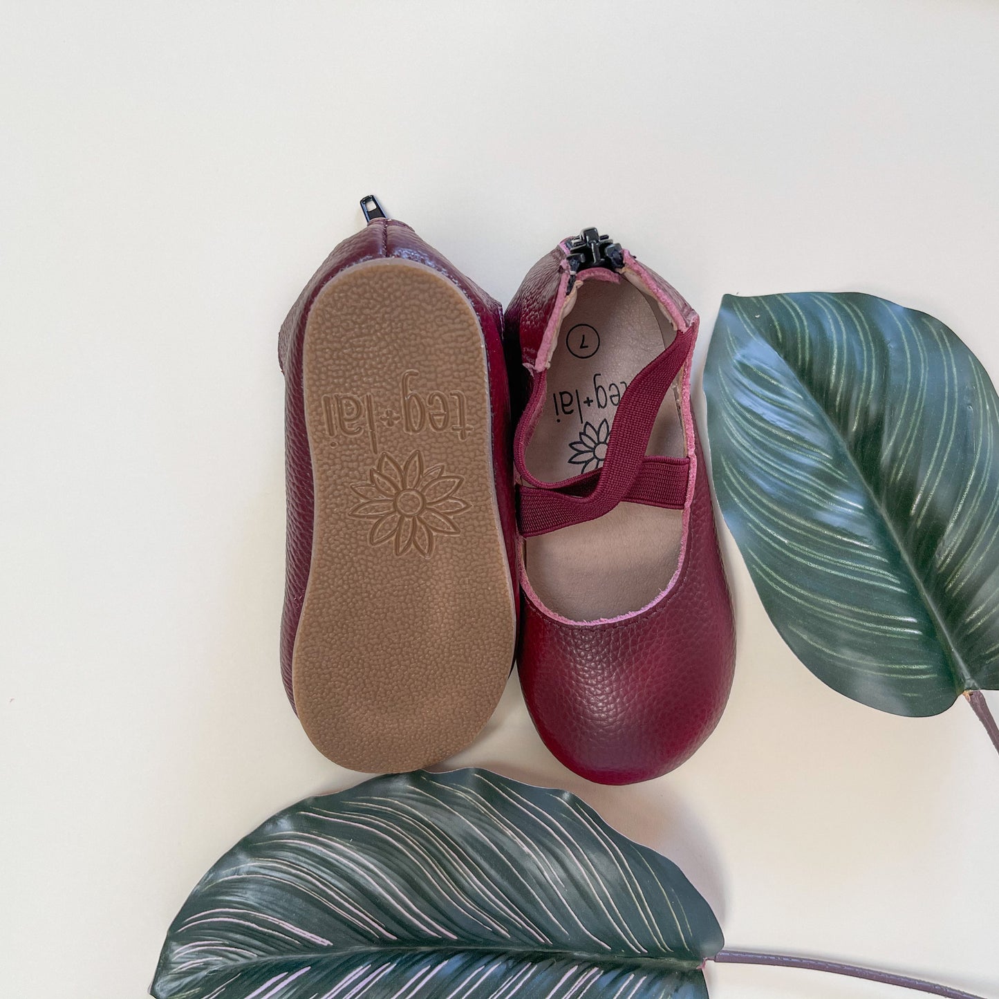 Ballet Flats Mahogany