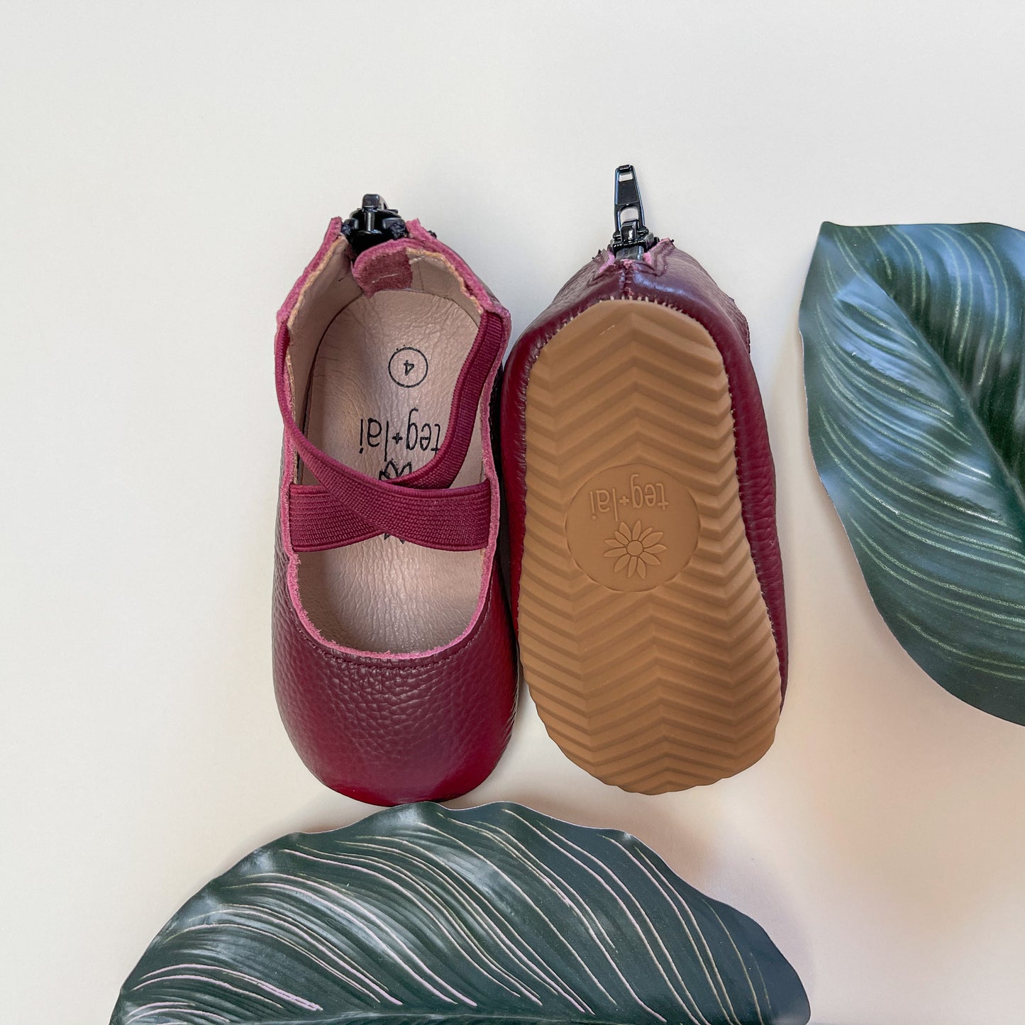 Ballet Flats Mahogany