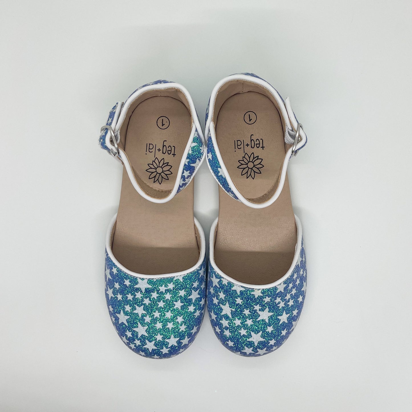 The Mallory Sandal Star Spangled Blue