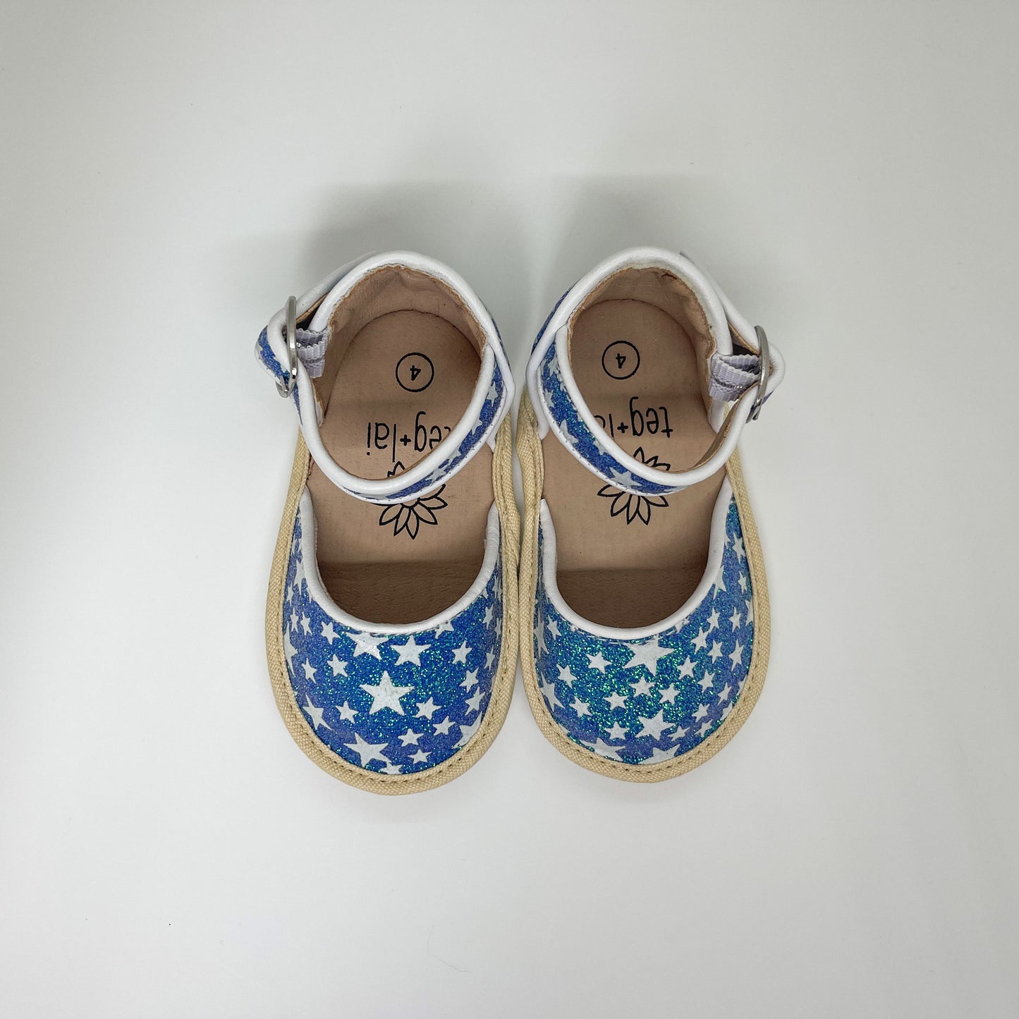 The Mallory Sandal Star Spangled Blue