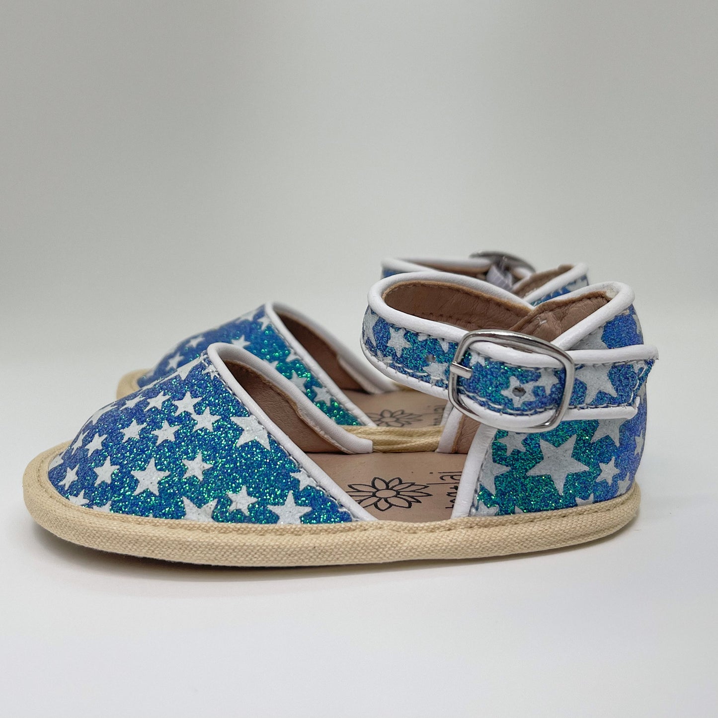 The Mallory Sandal Star Spangled Blue