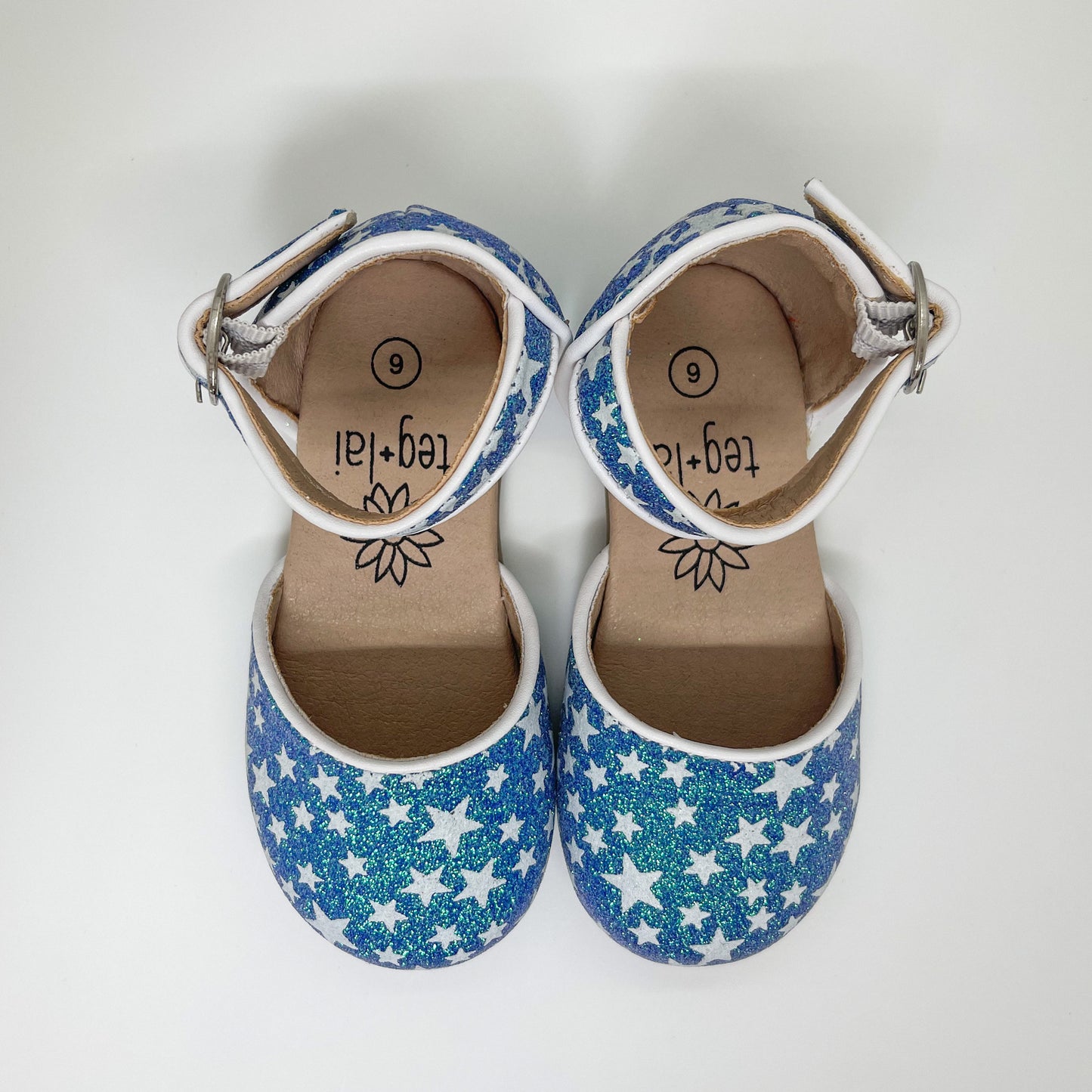 The Mallory Sandal Star Spangled Blue