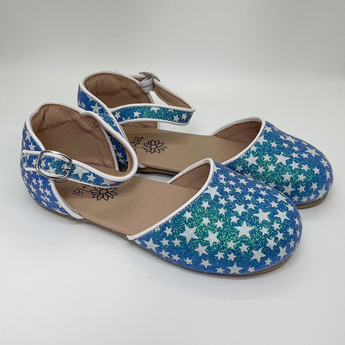 The Mallory Sandal Star Spangled Blue