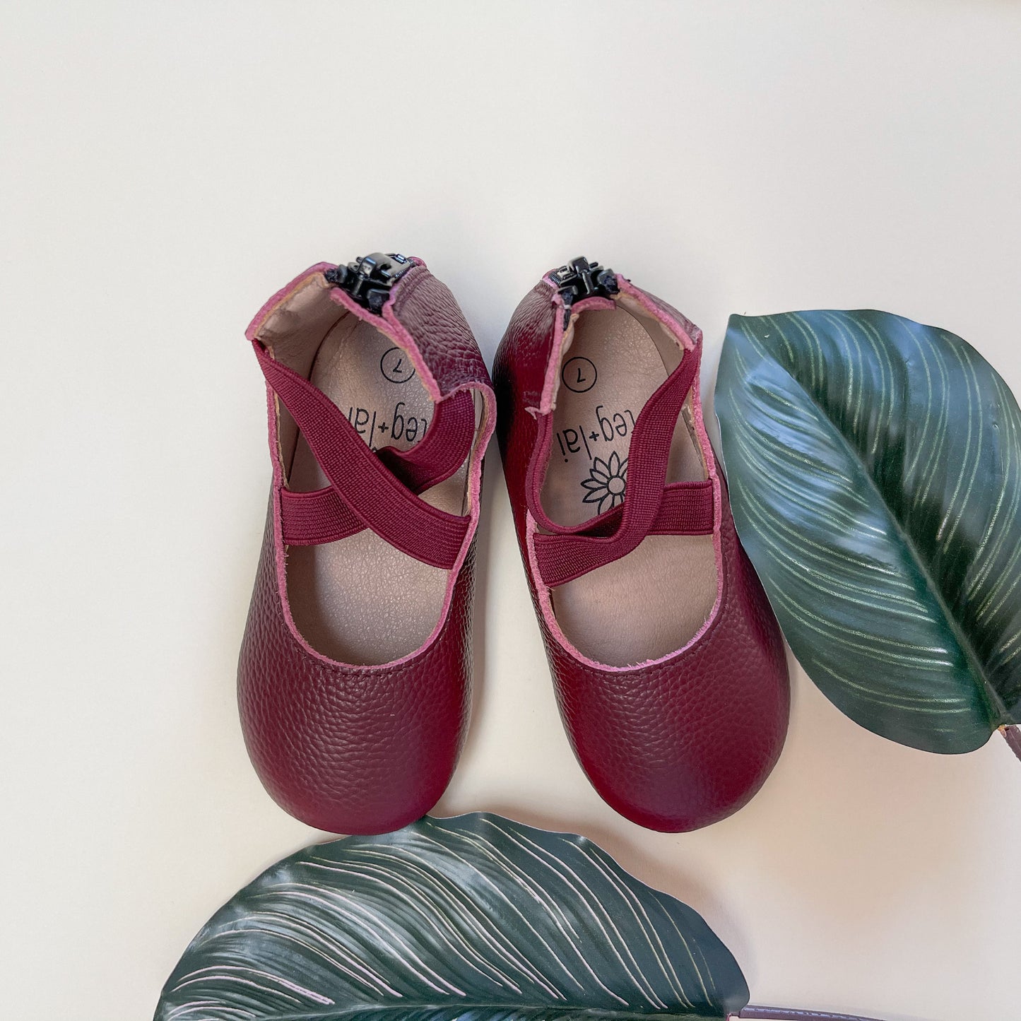 Ballet Flats Mahogany