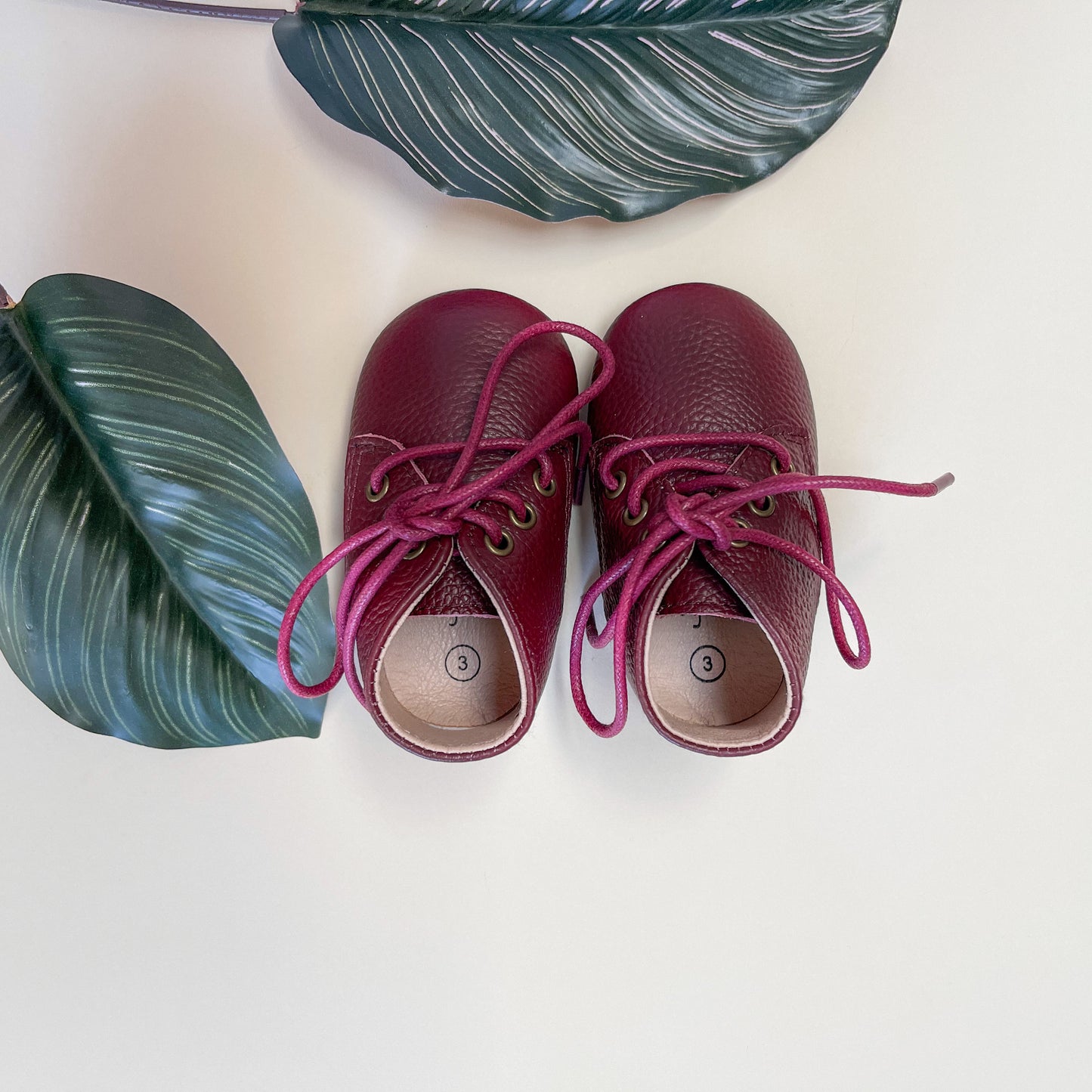 UNISEX Oxford Boot Mahogany