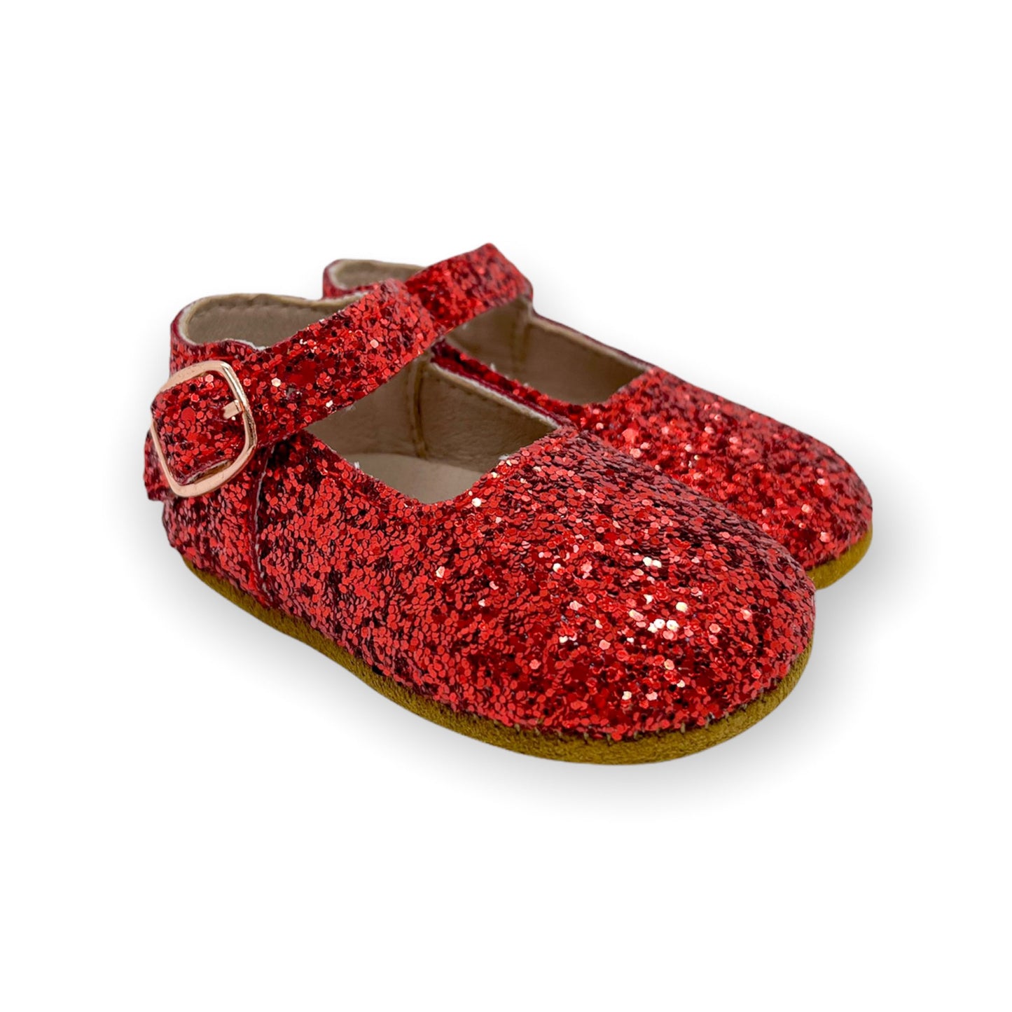 Mary Jane Shimmering Red