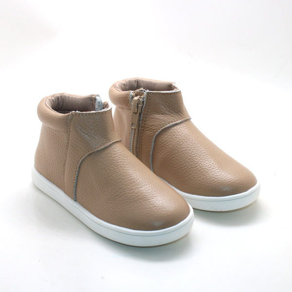 Unisex High Top Loafers Nude