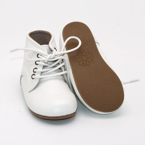 UNISEX Oxford Boot Simply White
