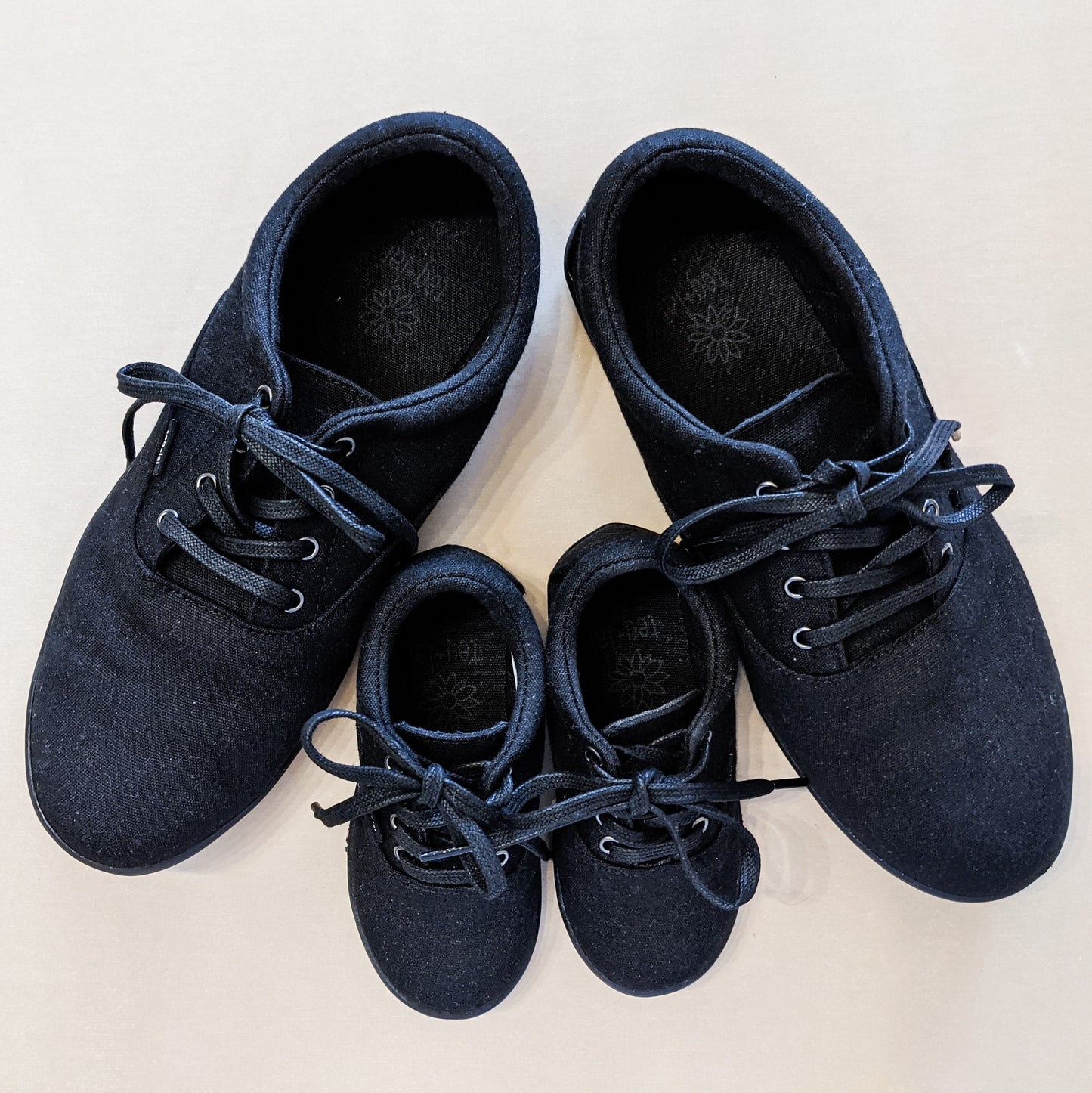 Lace Up Canvas Ebony