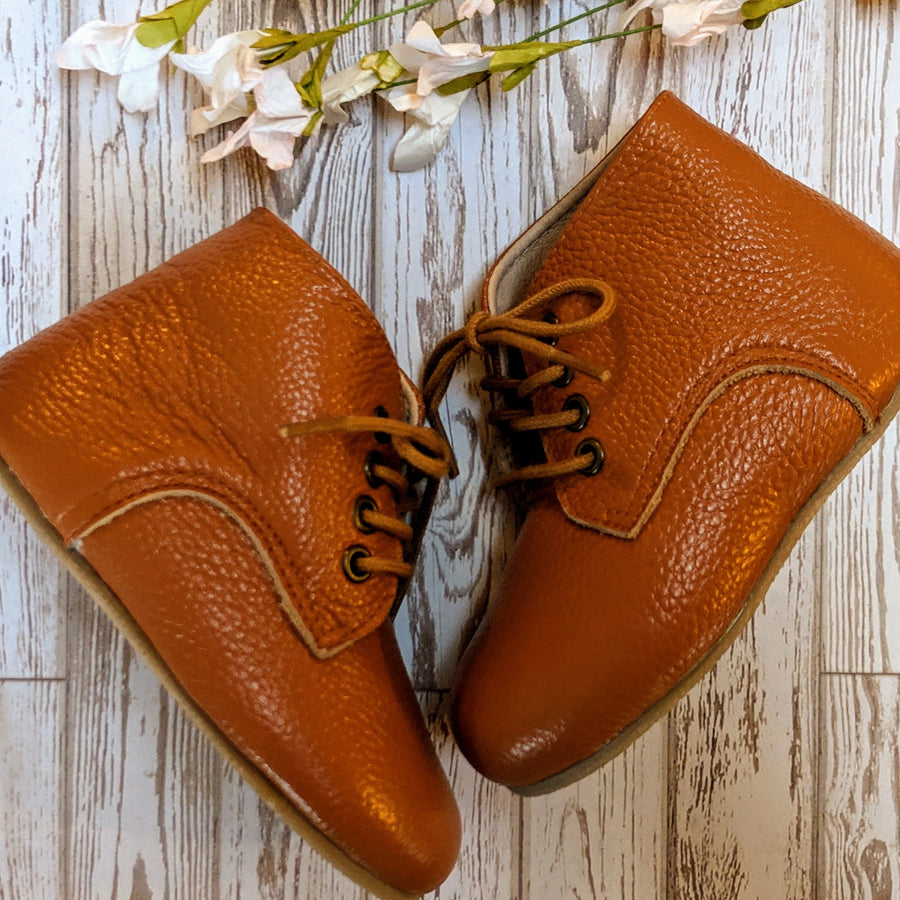 UNISEX Oxford Boot Tobacco Brown