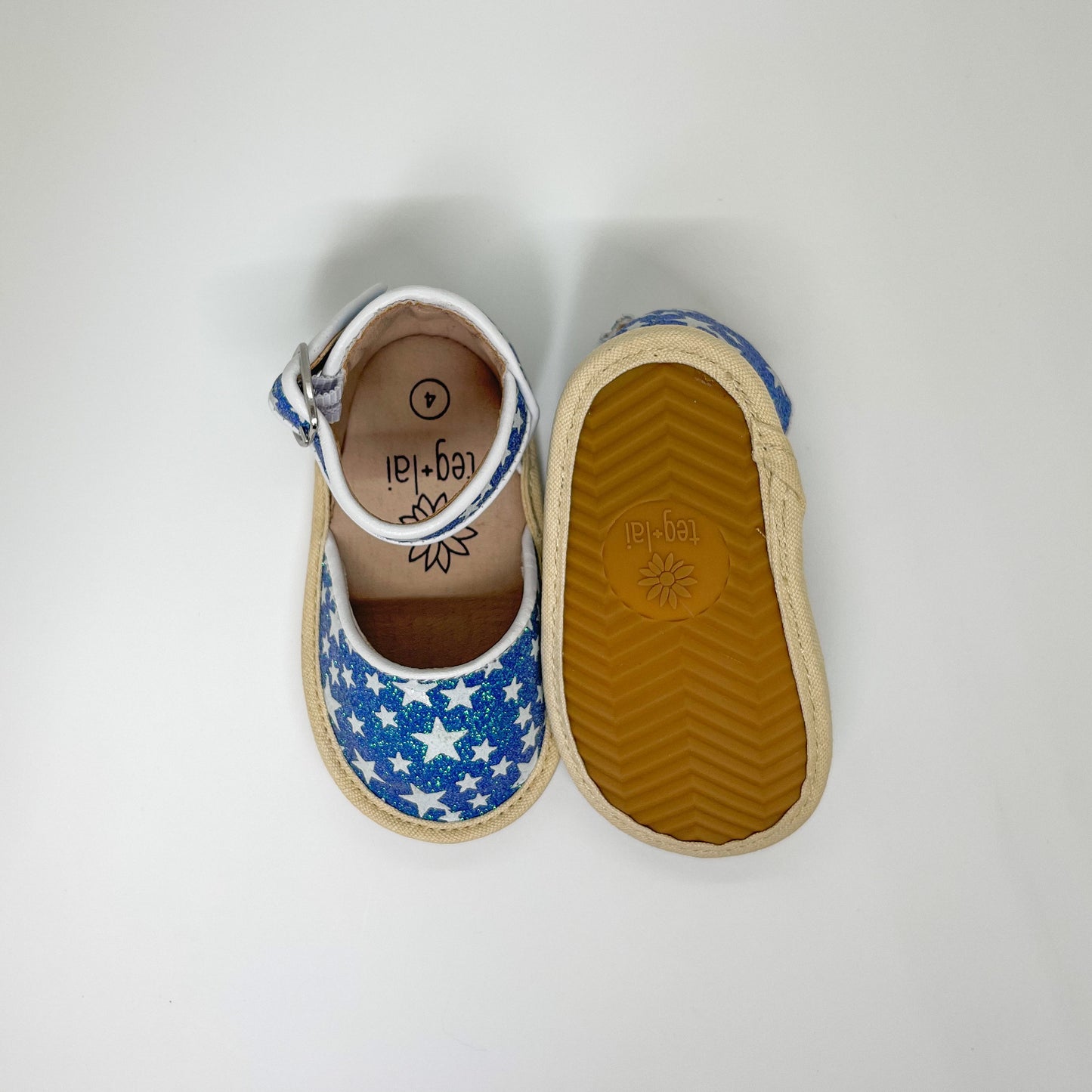 The Mallory Sandal Star Spangled Blue