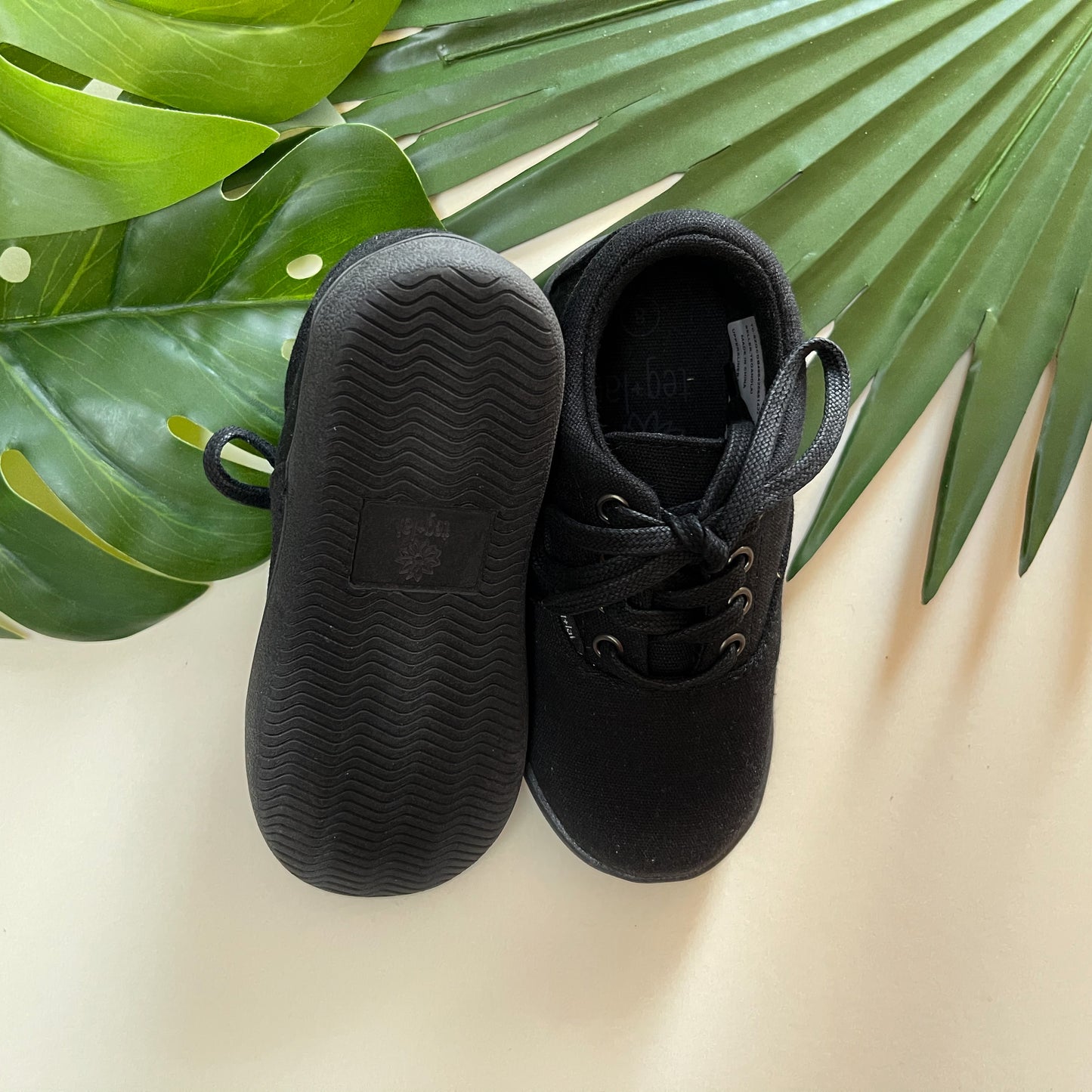 Lace Up Canvas Ebony